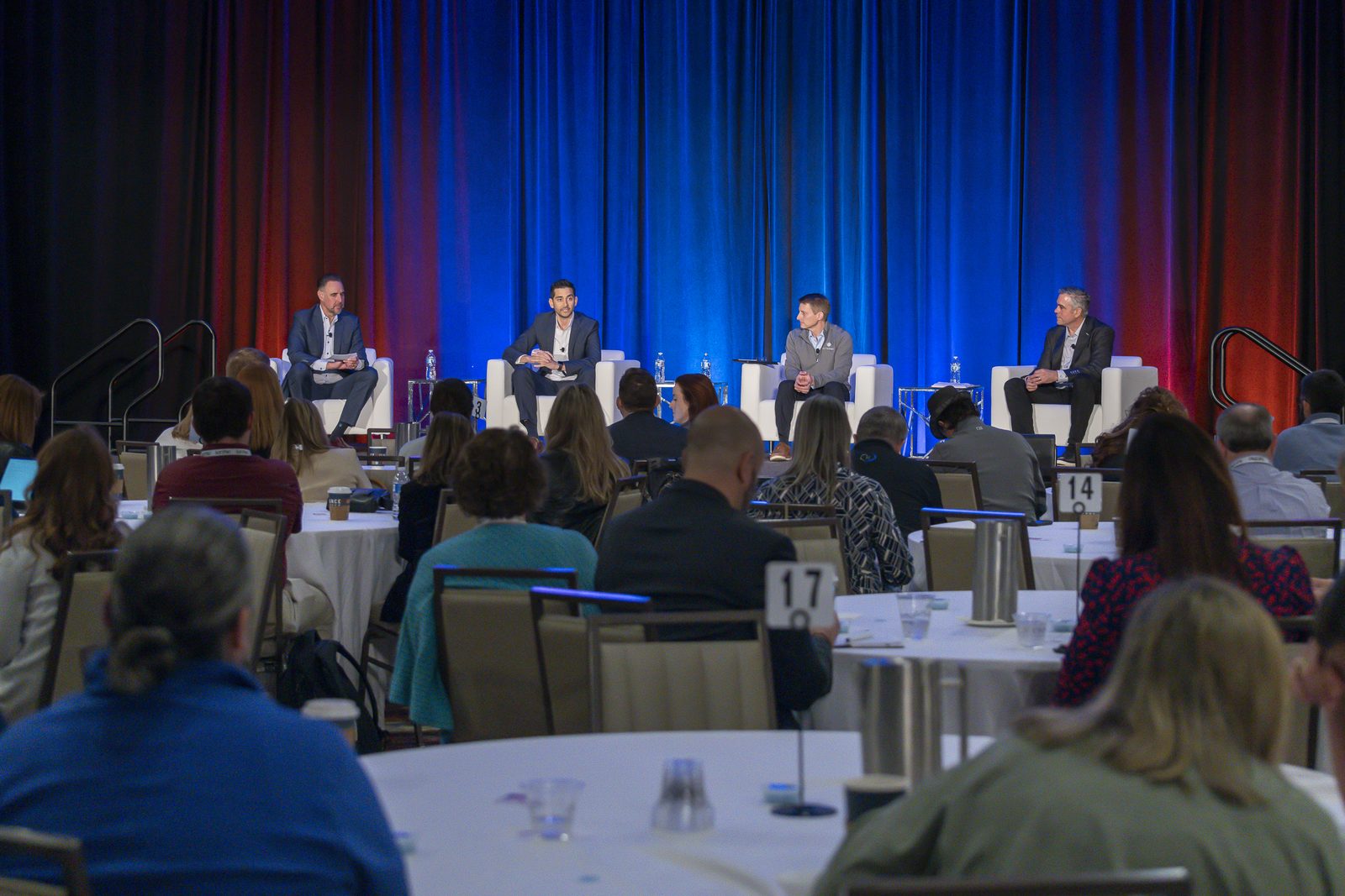 Areal presenting at an industry conference